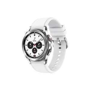 SAMSUNG Galaxy Watch4 Classic Bluetooth(4.2cm) (Silver Strap, Free Size)